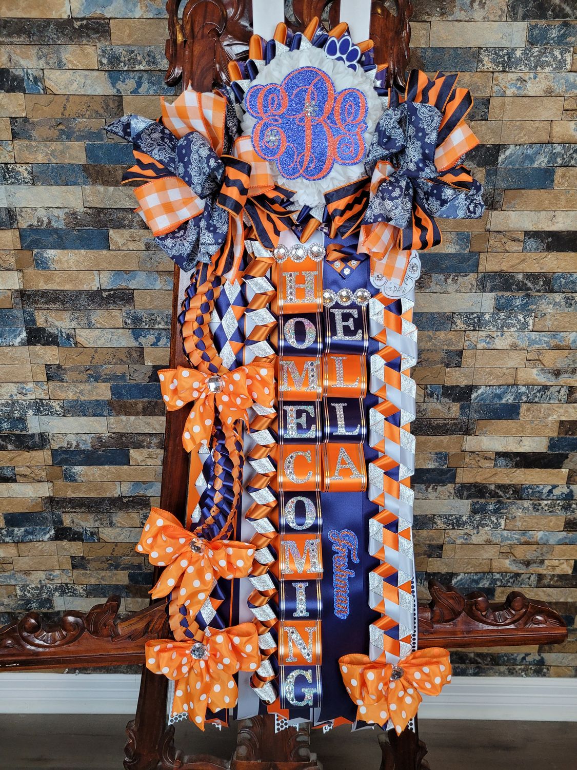 "The Blitz" - Mega Single Homecoming Mum