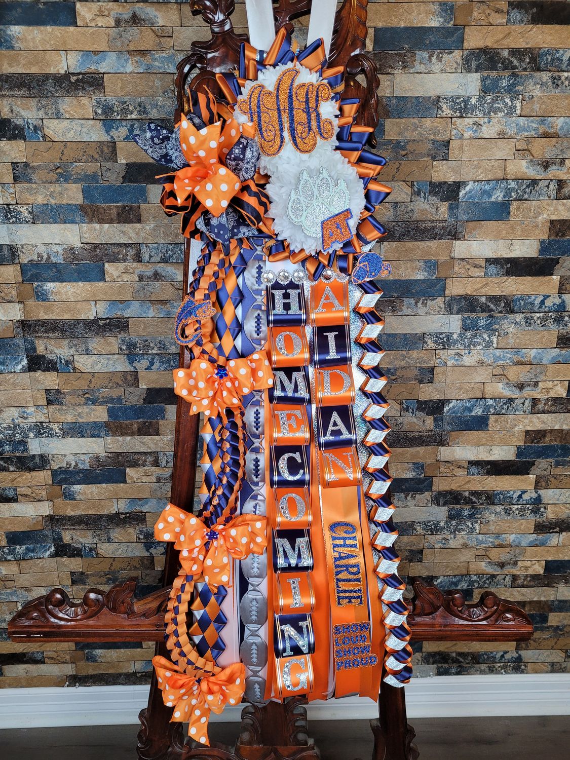 "The Kick Off" - Double Homecoming Mum