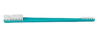 CLEANING BRUSH WITH NYLON BRISTLES, DOUBLE-SIDED, 1 SIDE WITH 3 ROWS,