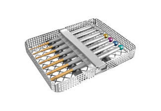 OSTEOTOME SET, ROUND TITANIUM COATED TIPS/ BONE CONDENSING SET