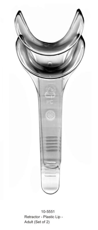 RETRACTOR PLASTIC LIP ADULT
