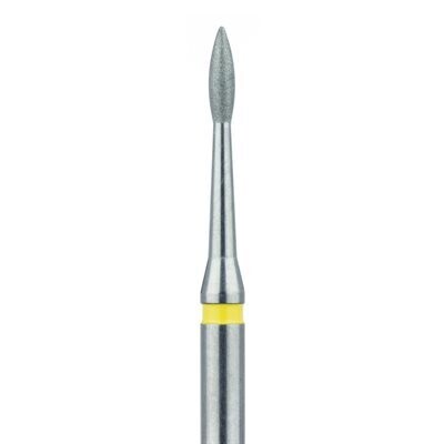 ROOT PLANING LONG POINTED FOOTBALL DIAMOND BUR, 1.4MM EXTRA FINE RAL 5PK