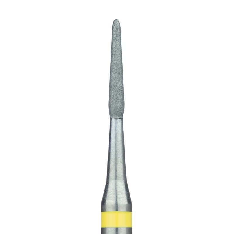 ROOT PLANING, SUBGINGIVAL PLAQUE REMOVAL DIAMOND BUR, 1.2MM EXTRA FINE RAL 5PK