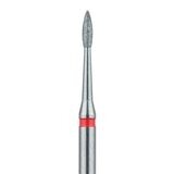 ROOT PLANING LONG POINTED FOOTBALL DIAMOND BUR, 1.4MM FINE RAL 5PK