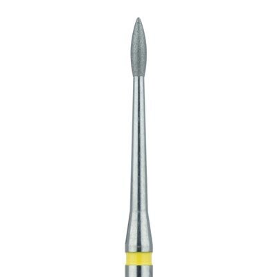 ROOT PLANING LONG POINTED FOOTBALL DIAMOND BUR, 1.4MM EXTRA FINE RAXL 5PK