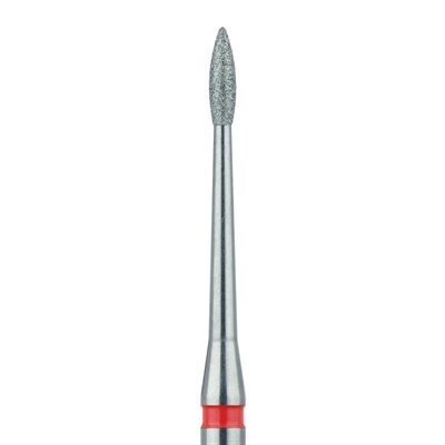 ROOT PLANING LONG POINTED FOOTBALL DIAMOND BUR, 1.4MM FINE RAXL 5PK