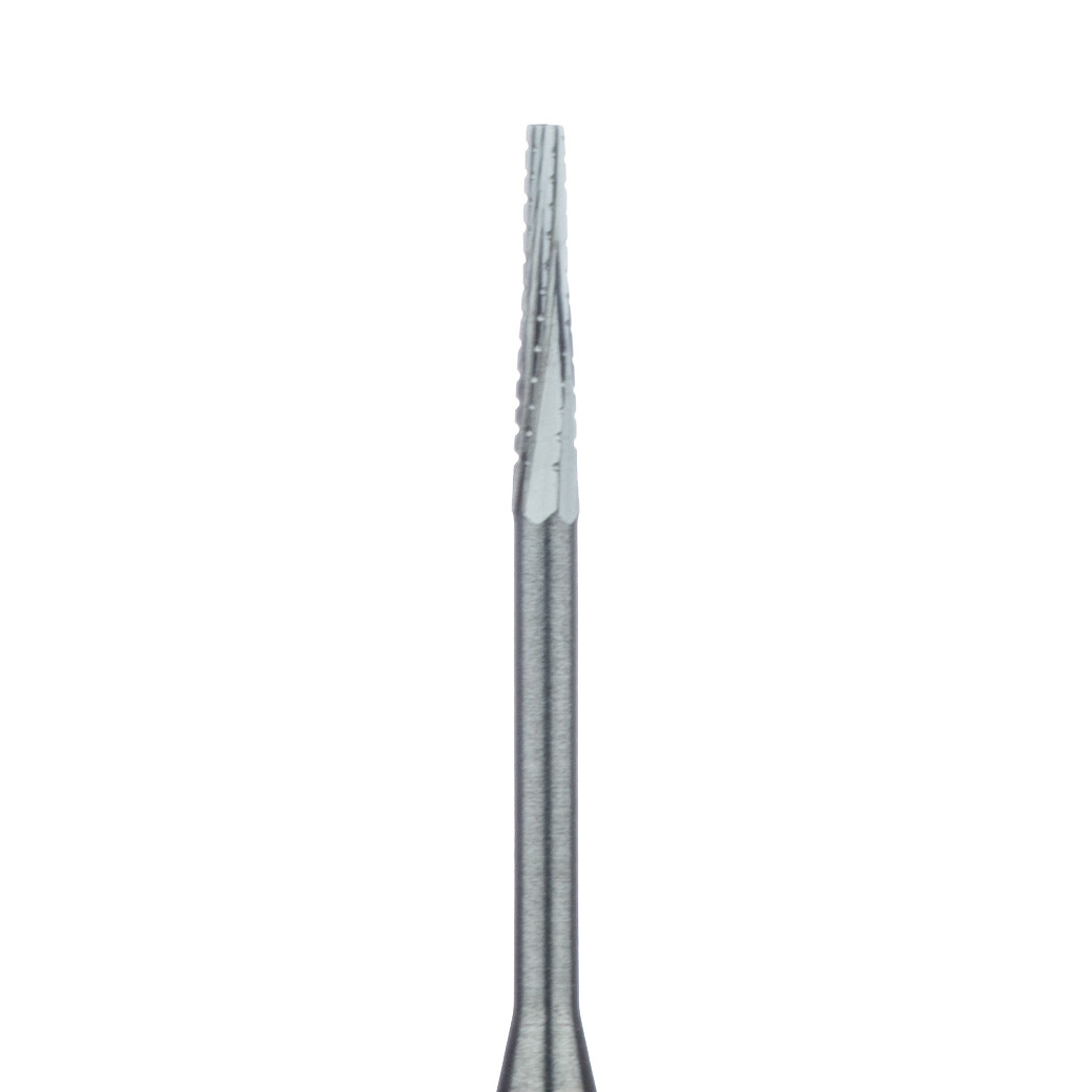 SURGICAL CARBIDE BUR, TAPERED FISSURE CROSS CUT 1.0MM US#700XXL SU 5PK