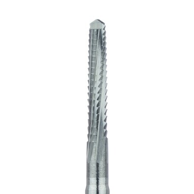 SURGICAL LINDEMANN CARBIDE BUR CROSS CUT, SPADE TIP 2.1 X 11MM RAL 2PK