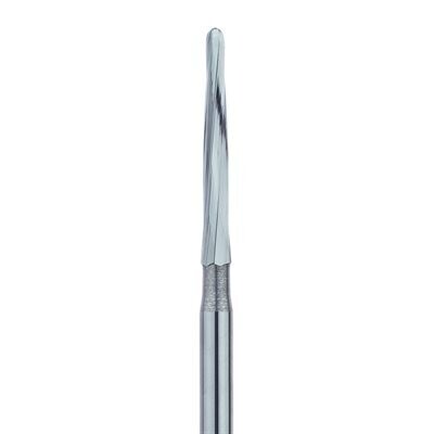 SURGICAL LINDEMANN CARBIDE BUR, NON CROSS CUT 1.6MM FGXXL 2PK