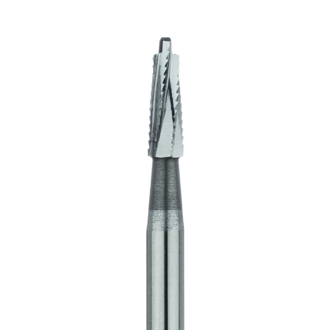 SURGICAL LINDEMANN CARBIDE BUR CROSS CUT, SPADE TIP 2.3 X 7MM HP 2PK