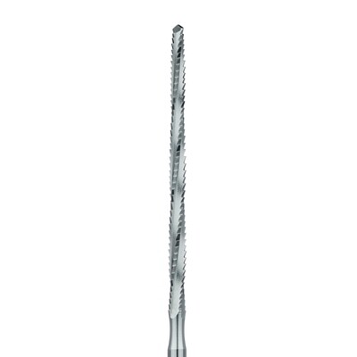 STEEL BUR, RUST FREE STAINLESS STEEL BUR, 2.3MM, CROSS CUT 35.0MM LENGTH LINDEMANN BUR, HPXL