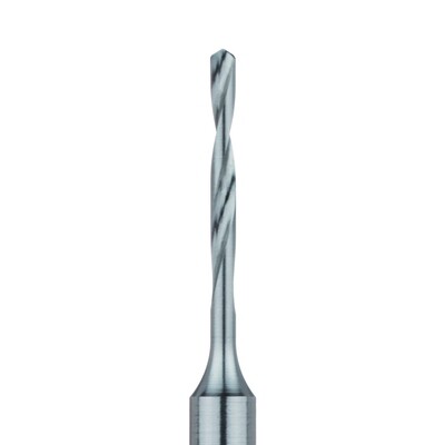 STEEL BUR, RUST FREE STAINLESS STEEL BUR, 0.9MM, TWIST DRILL, RAL 2PK