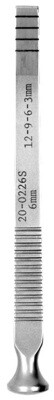 OSTEOTOME-4&quot; 6mm NELSON/STRAHS
