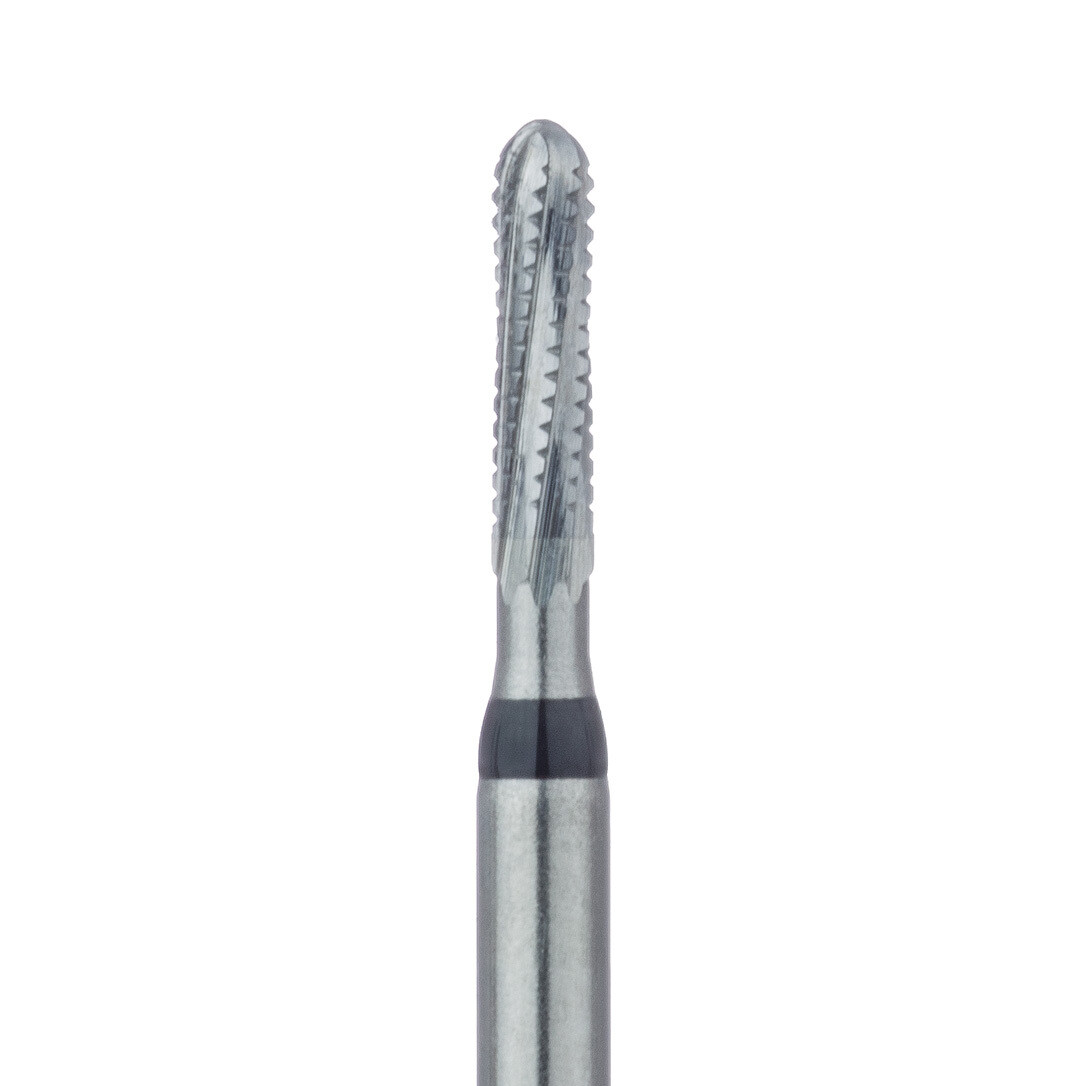 CARBIDE BUR SPECIALTY, AMALGAM REMOVAL, ROUND END CROSS CUT FISSURE 1.2MM FG 5PK