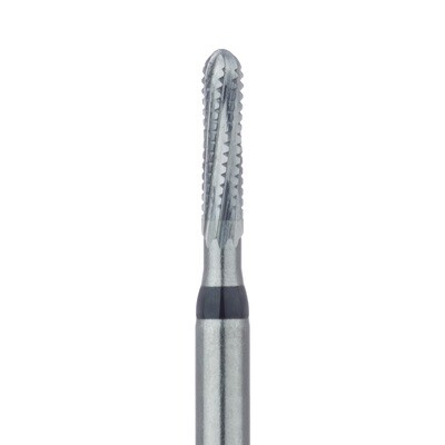 CARBIDE BUR SPECIALTY, AMALGAM REMOVAL, ROUND END CROSS CUT FISSURE 1.2MM FG 5PK