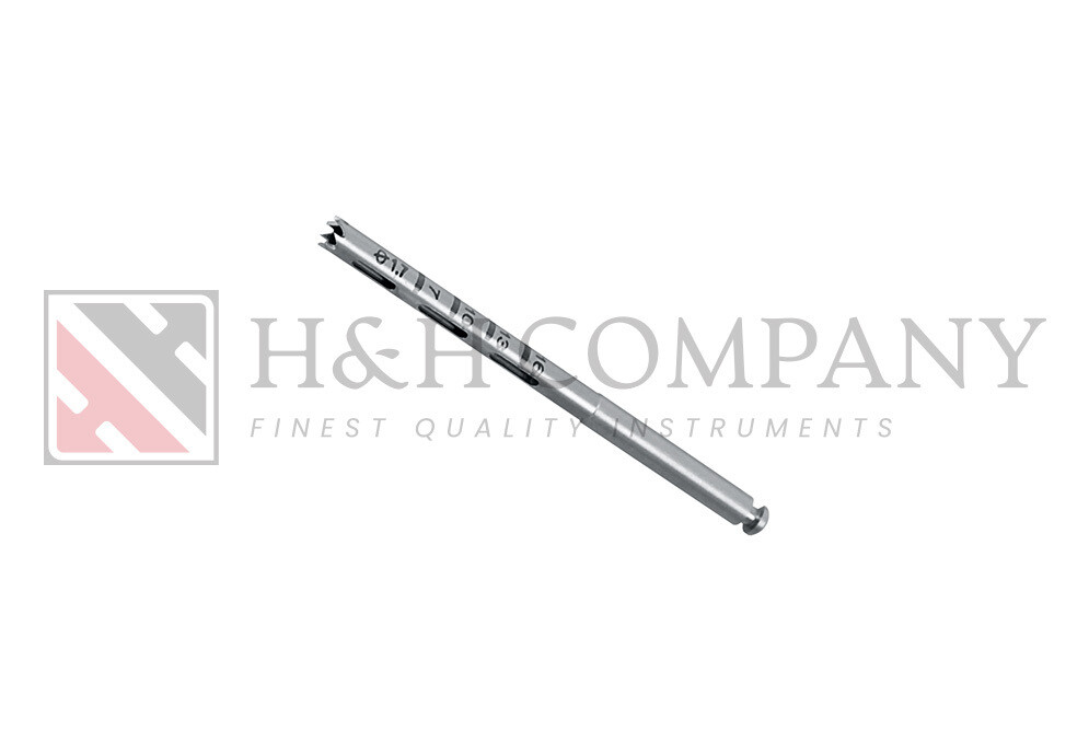 TREPHINE  INSIDE Ø 1,7 MM SHAFT 2,35 MM X 30 MM LG; 7 TEETH