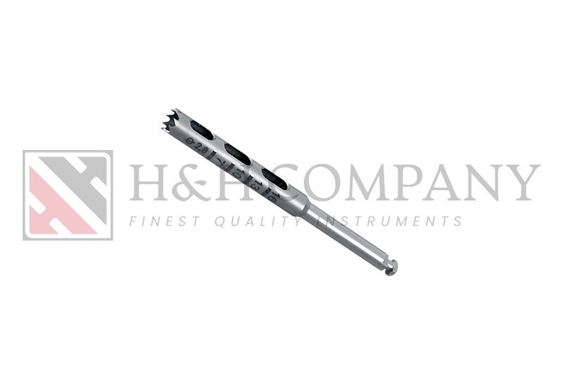 TREPHINE INSIDE Ø 2,8 MM SHEATH 2,35 MM X 30 MM LG, 9 TEETH