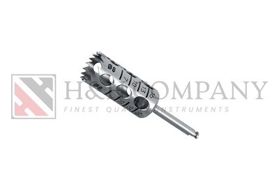 TREPHINE INSIDE Ø 8,0 MM SHEATH 2,35 MM X 30 MM LG, 17 TEETH