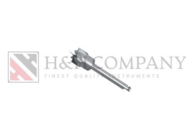 DENTAL BUR, PLAIN MILLING CUTTER, Ø 6 MM WITH DENTAL LOCK DENTAL BUR, PLAIN MILLING CUTTER, Ø 6 MM WITH DENTAL LOCK