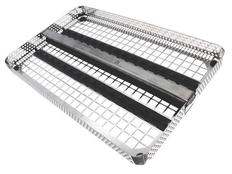 CASSETTE LARGE, 16 INSTRUMENTS,  1 RETAINING BAR, 275x178x24mm
