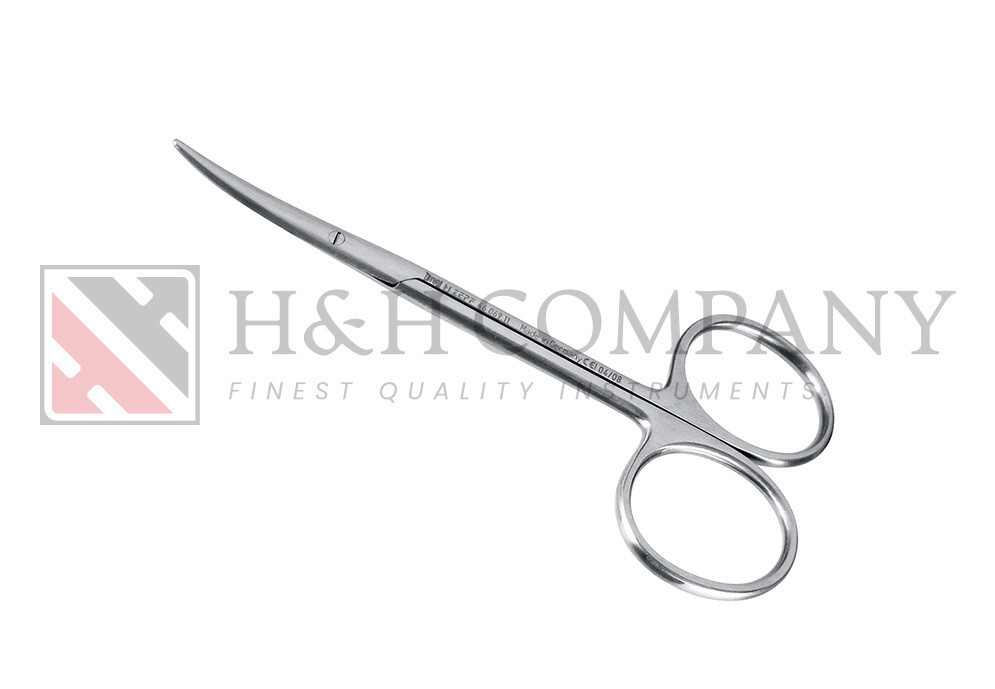 STRABISMUS SCISSOR CURVED 11.5CM