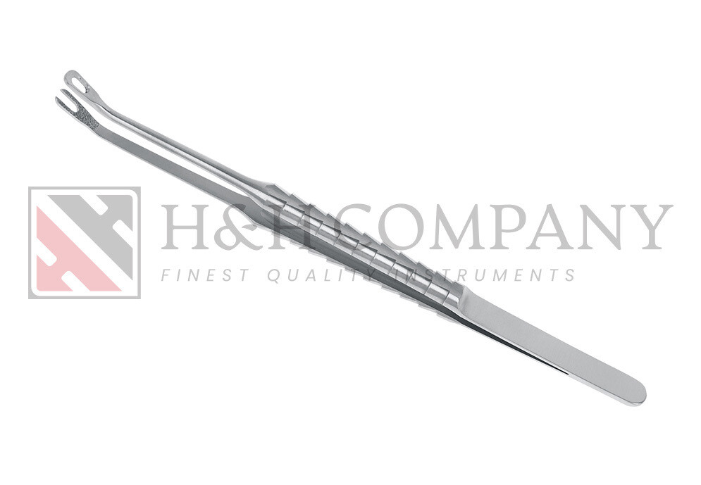 MICRO TISSUE FORCEPS, PLATE FORCEPS, DIAMOND COATED TIP, ZEPF LINE, 16.5CM