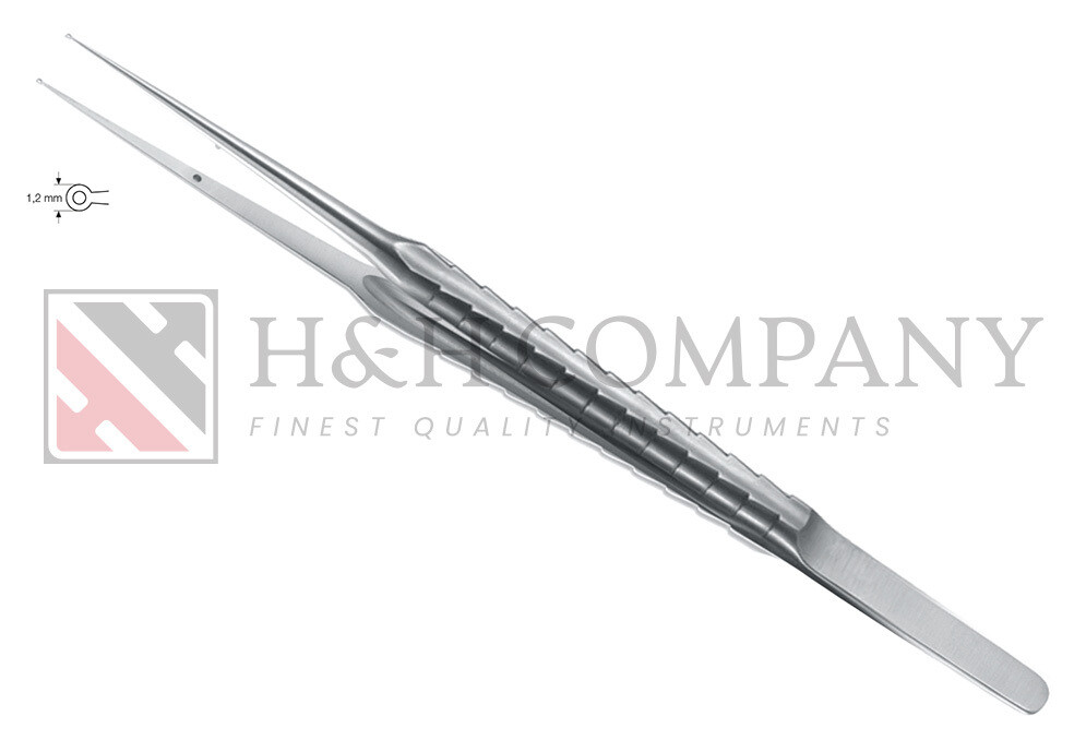 MICRO TISSUE FORCEPS, 18 MM, RING 1X0,5 MM, ATRAUMATIC, ZEPF-LINE