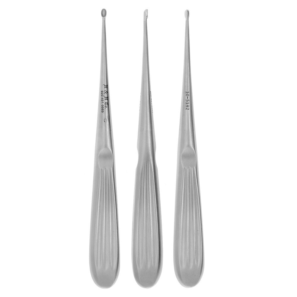 BRUNS BONE CURETTE 6 3/4&quot; #0