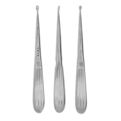 BRUNS BONE CURETTE 6 3/4&quot; #2
