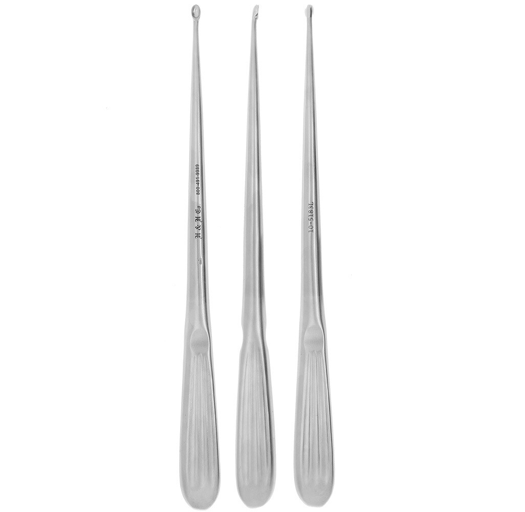 BRUNS BONE CURETTE 9&quot; #1
