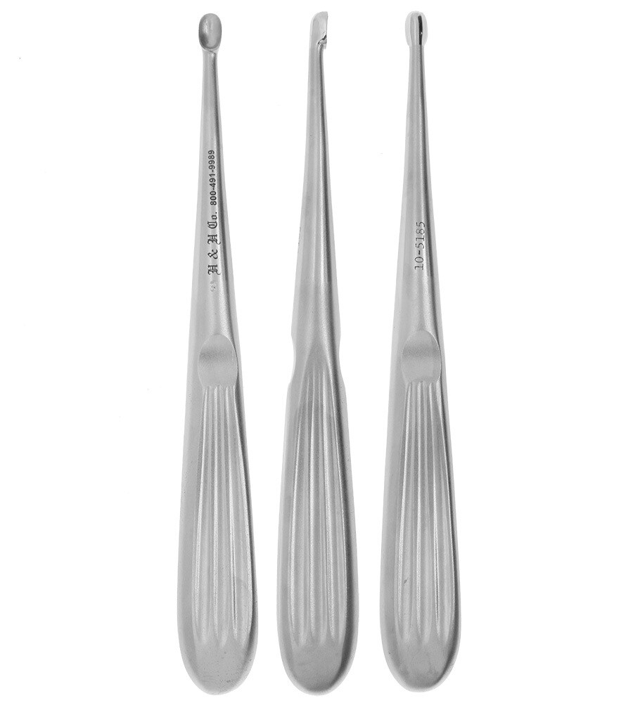 BRUNS BONE CURETTE 6 3/4&quot; #3