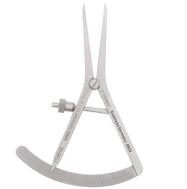 CALIPER CASTROVIEJO 40MM STR SHORT