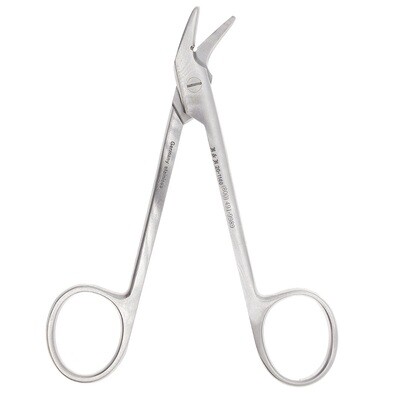 WIRE CUT SCISSORS-4 3/4&quot; ANGLD-S/S
