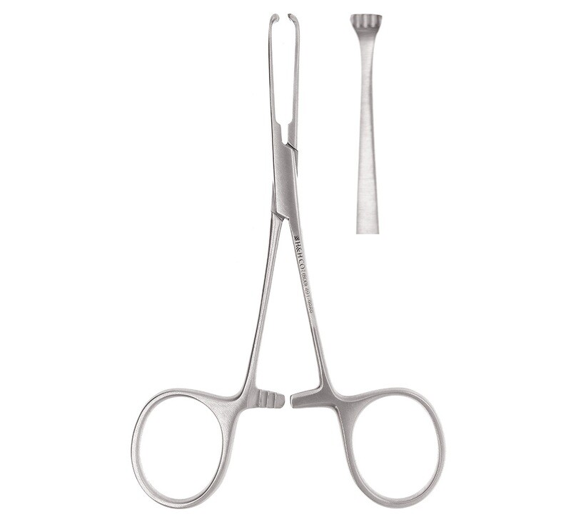 TISSUE FORCEPS - ALLIS - 4x5 TEETH - BABY - 4 3/4"​