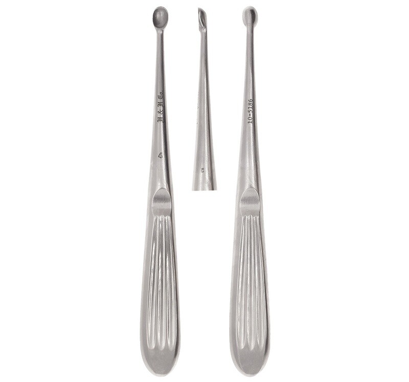 BRUNS BONE CURETTE 6 3/4" #4