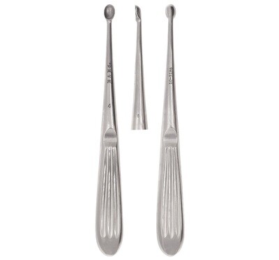 BRUNS BONE CURETTE 6 3/4&quot; #4