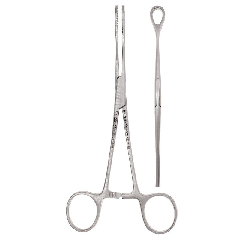 FOERSTER Sponge Forceps 180mm, 7", straight, serrated