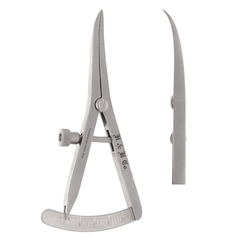 CALIPER CASTROVIEJO 20MM CURVED SHORT