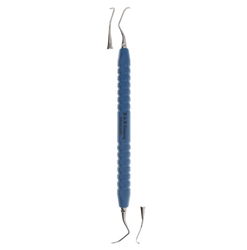 UNIVERSAL CURETTE PERIODONTIC, COLUMBIA UNIVERSITY FIG.4R/4L, BLUE