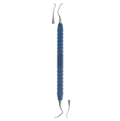 UNIVERSAL CURETTE PERIODONTIC, COLUMBIA UNIVERSITY FIG.4R/4L, BLUE