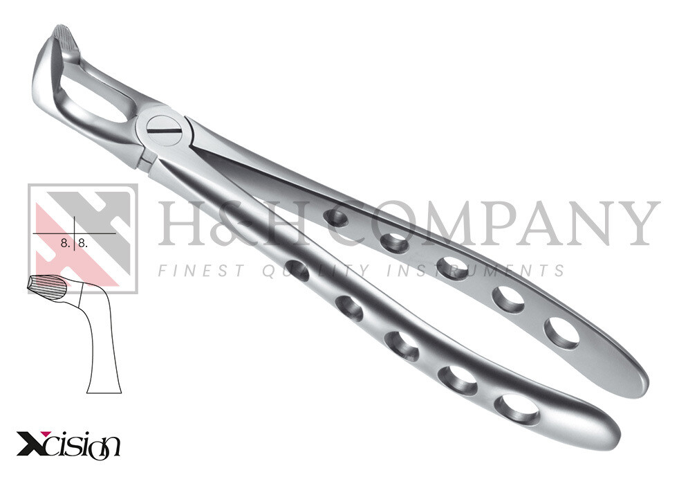 EXTRACTING FORCEPS, ENGLISH PATTERN, FIG.79 LOWER WISDOM TEETH, MODIFIED EXTRACTING FORCEPS, ENGLISH PATTERN, FIG.79 LOWER WISDOM TEETH, MODIFIED