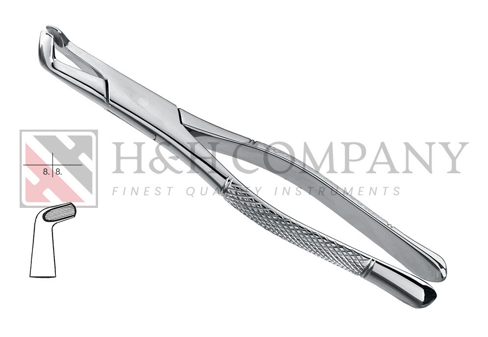 EXT FORCEP #222 LOWER MOLARS (3rds) (ZEPF 14.222.00) EXT FORCEP #222 LOWER MOLARS (3rds) (ZEPF 14.222.00)