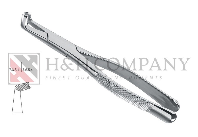 EXT FORCEP #222AS LOWER MOLARS (3rds) (ZEPF 14.222.11)