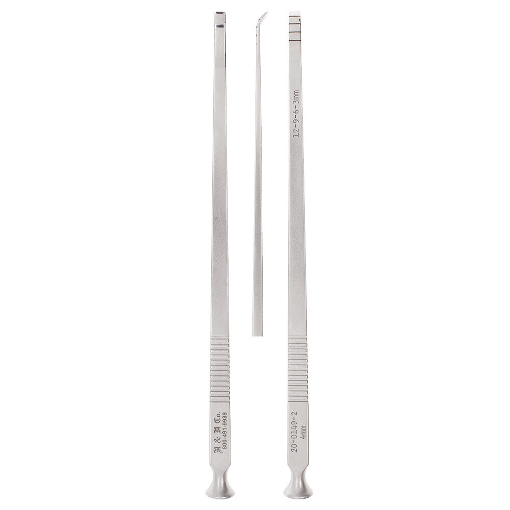 OSTEOTOME-7&quot;-4mm-STRONG CURVE