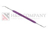 CURETTE STILLER, SINUS ELEVATION CURETTE SHARP, 3,0 MM TI, ZEPF-LINE, RED, D/E, 19.5CM