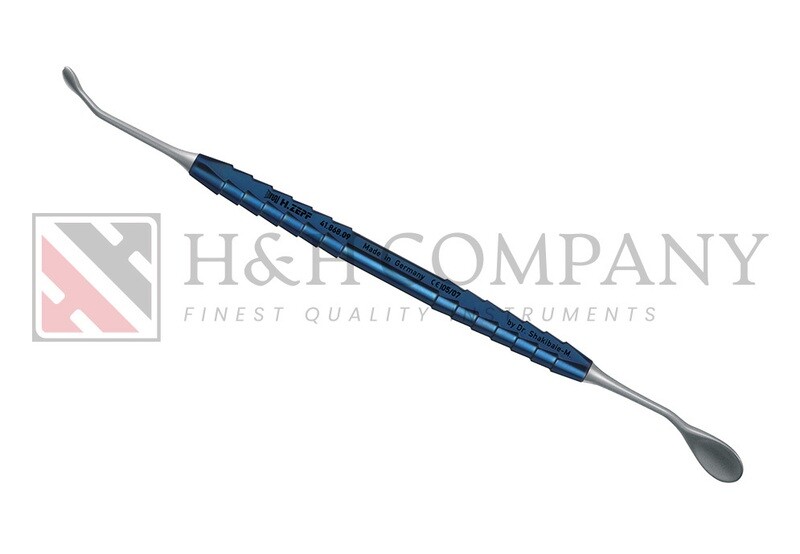 CURETTE, PERIODONTIC MICRO SINUS ELEVATOR/SPOON CURETTE SHAKIBAIE, D/E, 17,5 CM, 8X10 MM &amp; 4X6 MM