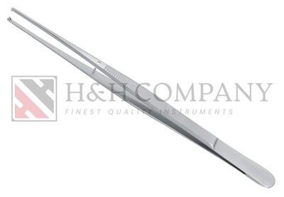 POTTS SMITH TISSUE FORCEPS, PLIERS SURGICAL, ​STRAIGHT, 7&quot;, 1X2 TEETH