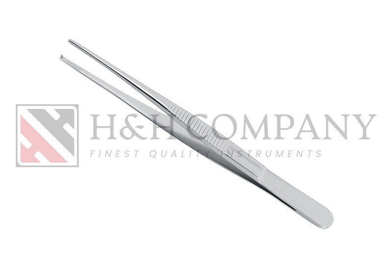 PLIERS SURGICAL, TISSUE FORCEPS, 1X2 TEETH, NARROW, 4", 11.5 CM