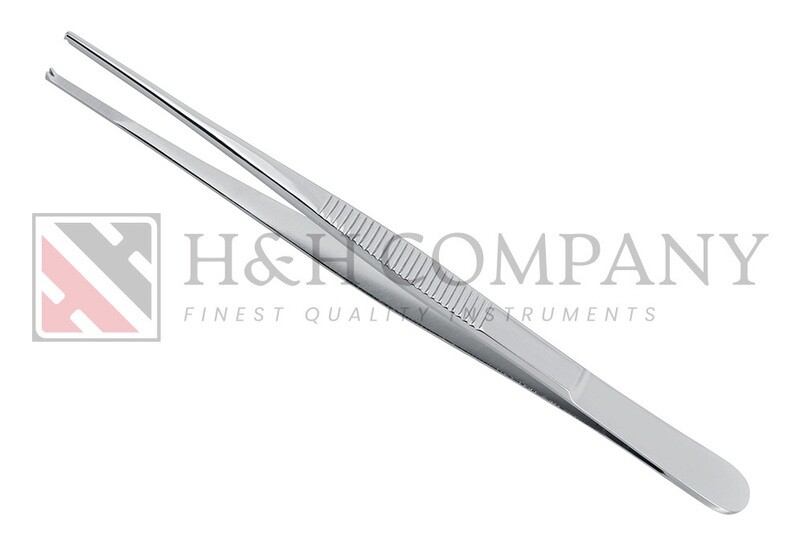 PLIERS SURGICAL, TISSUE FORCEPS, 1X2 TEETH, NARROW, 5 1/2", 14.5 CM