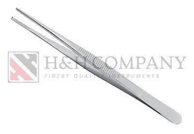 PLIERS SURGICAL, TISSUE FORCEPS, 1X2 TEETH, NARROW, 5 1/2&quot;, 14.5 CM